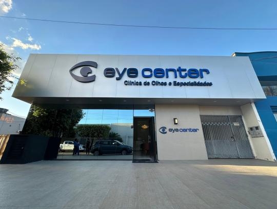Fachada da clínica Eye Center em Sinop-MT